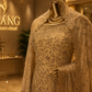 "The Royal Ceramic White" Premium Bridal Saree with Veil
