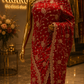 “The Pure Red” Premium Designer Bridal Saree
