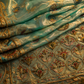 "The Aqua Sage" Premium Antique Hand-Crafted Banarasi Silk Saree