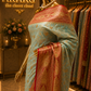 "The Sea Green Duet" Premium Banarasi Silk Saree