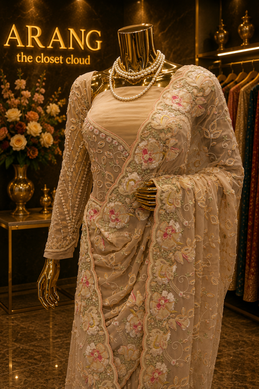 "The Almond" Premium Designer Saree