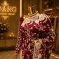 "The Royal Maroon" Premium Designer Saree