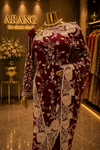 "The Wine Splash" Premium Designer Saree