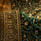 "The Persian Green" Premium Designer Saree with Veil