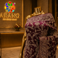 "The Russian Violet" Luxurious wedding Wear Saree