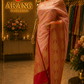 "The Pink & Red" Premium Banarasi Silk Saree