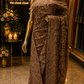 “The Metallic Mauve" Luxurious wedding Wear Saree