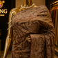 “The Metallic Mauve" Luxurious wedding Wear Saree