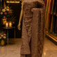 “The Metallic Mauve" Luxurious wedding Wear Saree