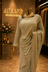 "The Sage Green" Premium Designer Saree