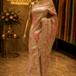 "The Rose Petals" Premium Luxury Banarasi Silk With Handcrafted Saree