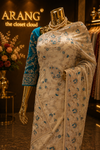 “The Floral White" Premium Luxury Wedding Wear Saree
