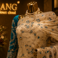 “The Floral White" Premium Luxury Wedding Wear Saree