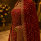"The Dark Raspberry" Premium Bridal Saree with Veil