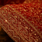 "The Dark Raspberry" Premium Bridal Saree with Veil