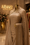 “The Royal Rose Gold” Premium Designer Saree with Veil
