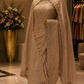“The Royal Rose Gold” Premium Designer Saree with Veil