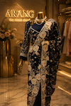 "The Midnight Navy Blue" Premium Luxury Designer Saree