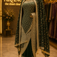 “The Regal Emerald Green” Premium Designer Saree with Veil