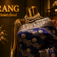 "The Royal Midnight Blue" Premium Pure Banarasi Malai Silk Saree