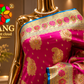 "The Royal Rani Pink" Premium Banarasi Silk Saree