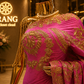 "The Magenta Pink" Premium Handcrafted Designer Saree