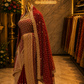 “The Royal Maroon” Premium Designer Saree with Veil