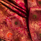 "The Rani Pink" Premium Banarasi Bandhej Chiffon Saree