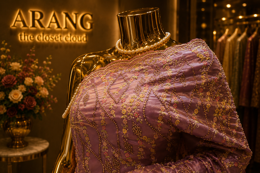 "The Orchid Mauve" Premium Designer Saree
