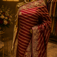 “The Royal Maroon" Premium Pure Banarasi Silk Saree