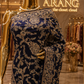 “The Royal Midnight Blue" Premium Luxury Designer Saree