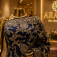 “The Royal Midnight Blue" Premium Luxury Designer Saree