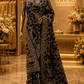 “The Royal Midnight Blue" Premium Luxury Designer Saree
