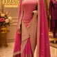 "The Pink Petals" Premium Bridal Saree with Veil