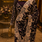 "The Russian Violet" Premium Luxury Designer Saree