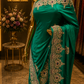 "The Persian Green" Premium Designer Handcrafted Saree