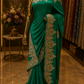 "The Persian Green" Premium Designer Handcrafted Saree
