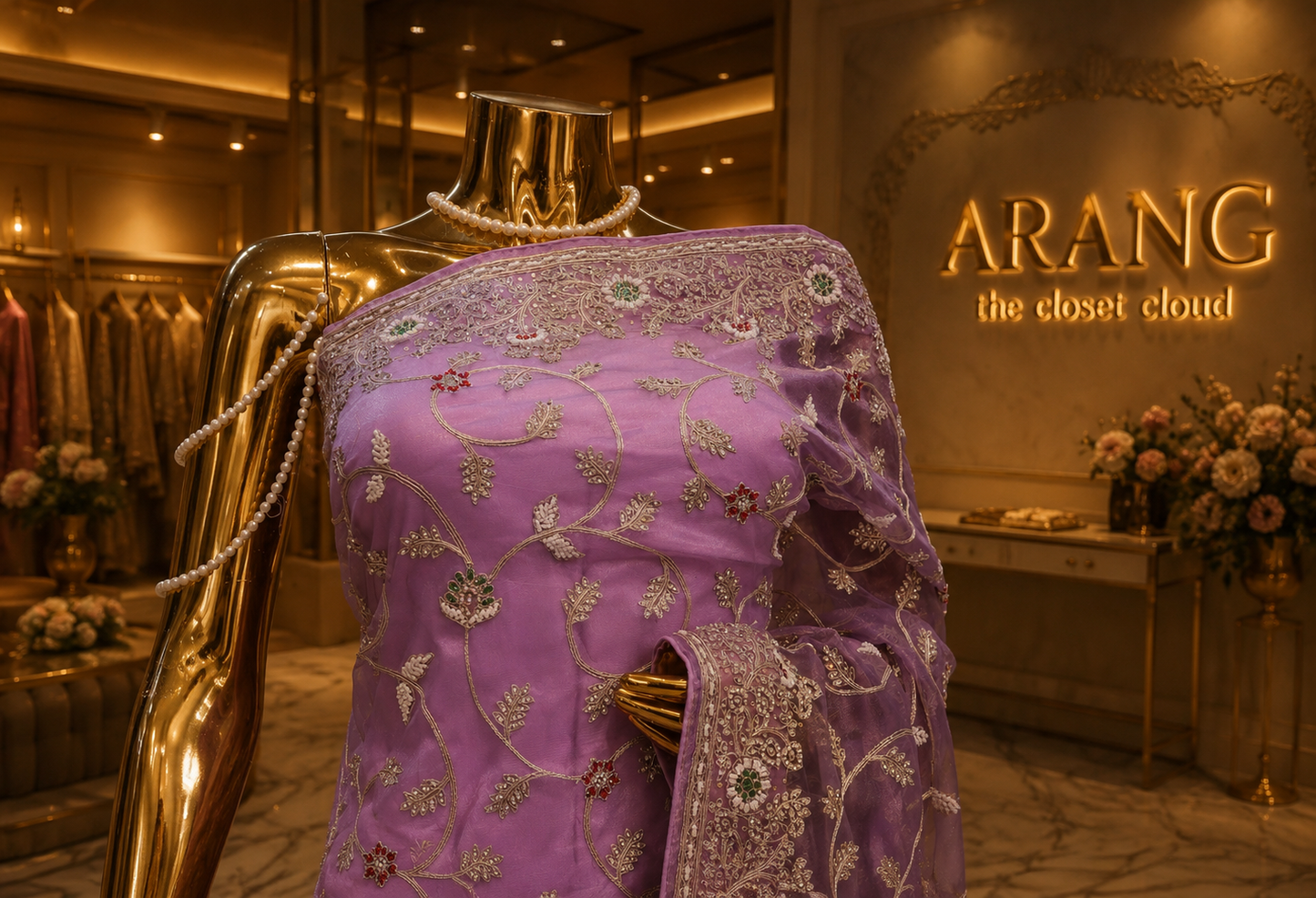 "The Periwinkle" Premium Designer Saree