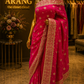 “The Fuchsia Pink" Premium Handcrafted Designer Saree