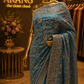 “The Turkish Blue” Premium Designer Saree