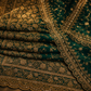"The Persian Green" Premium Designer Saree with Veil
