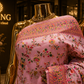 “The Elegant Candy Pink” Premium Kashmiri Pashmina Silk Saree