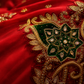 "The Persian Red" Premium Zardozi Handcrafted Saree