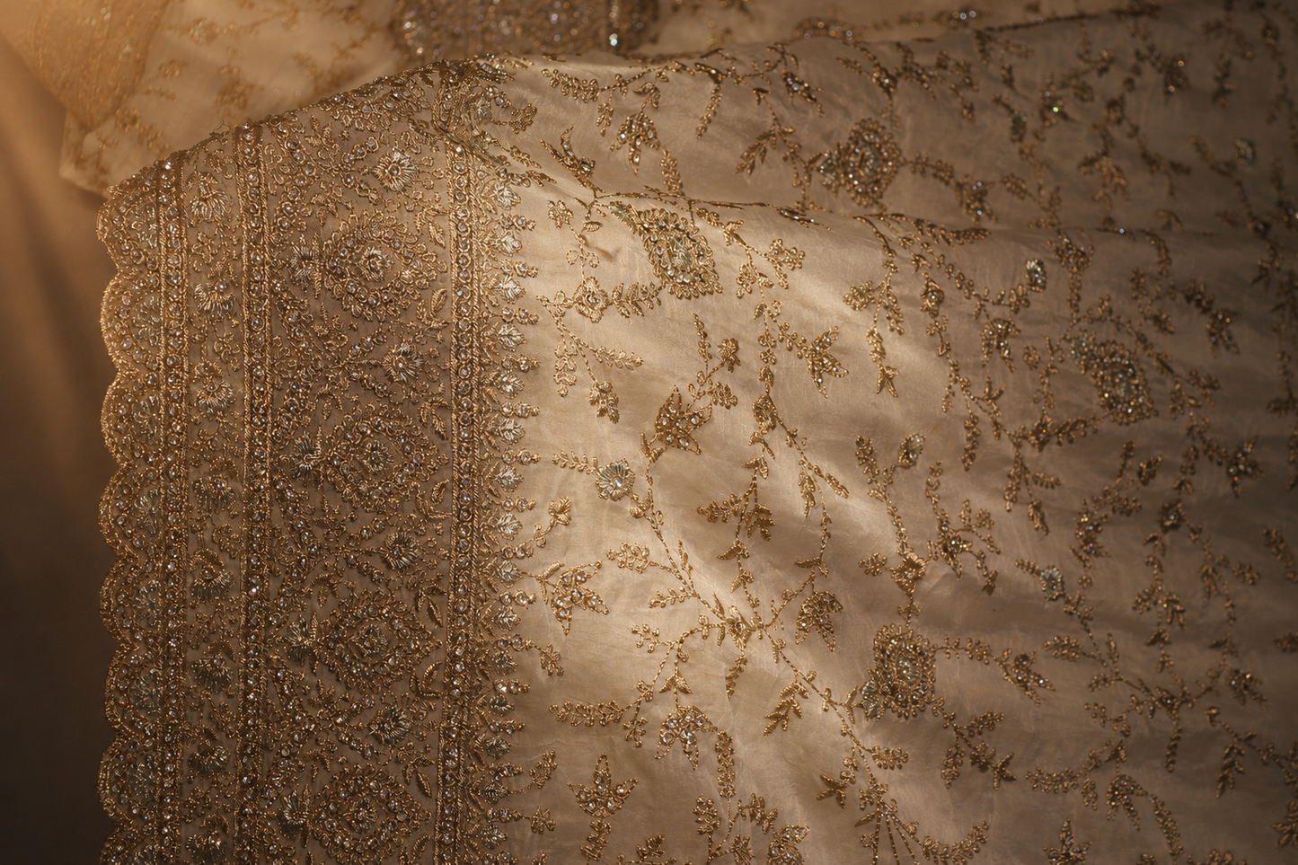 “The True White” Premium Designer Saree