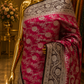 "The Rani Pink" Premium Banarasi Silk Saree