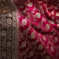 "The Rani Pink" Premium Banarasi Silk Saree