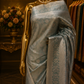 "The Metallic-Sheen Pastel Green" Premium Banarasi Silk Saree
