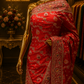 "The Vermillion Red" Premium Banarasi Silk Saree