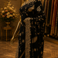 "The Asphalt Black" Premium Handcrafted Saree