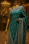 "The Peacock Green" Premium Banarasi Silk Saree